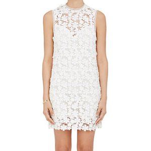 Sea New York White Crochet 3D Floral Lace Dress